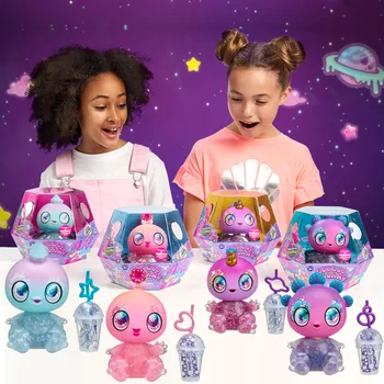 GooGooGalaxy-muñecos Ksi Lol para niños, muñecos de juguete infantiles, Juguetes Ksimerito DIY, exprimidor de unicornios de juguete