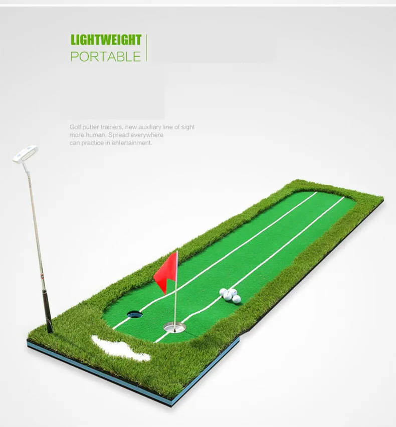 PGM Green Golf Push Driver Golf Practice Green крытый и открытый для тренировок 0,75*3 м GL009