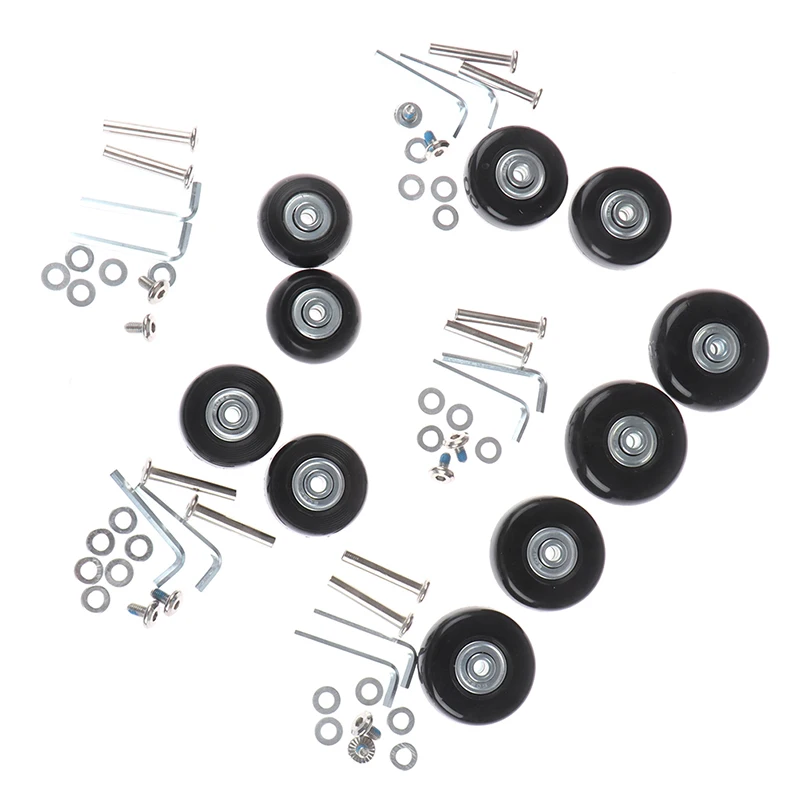 Replacement wheels for suitcase and luggage