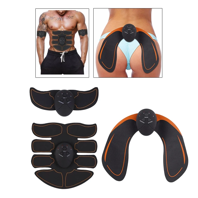 3Pack Stimulator Training Gym Fitness Gear Muscle Abdominal Toning Belt Strength Fitness Equipments