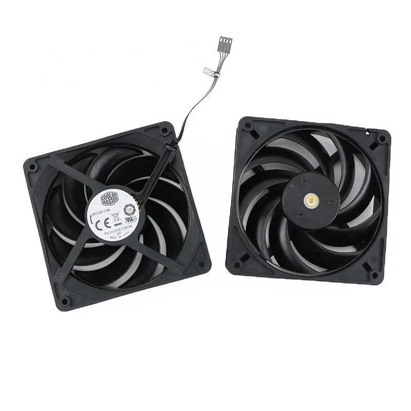 Ventilador de Refrigeração de Alta Velocidade 120 mm 12cm Fa12025h12bpm Fa12025e12bpm 120x120x25 mm 0.6a 1.5a 3000rpm 5000rpm Refrigeração a Água