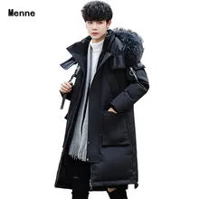 Menne winter jacket men winter Korean version of the thick down coat hooded men's clothing