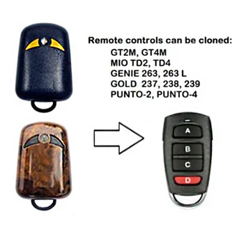 

For GENIE 263, 263L Remote Control Duplicator Fixed Code 4-Channel 433.92MHz.