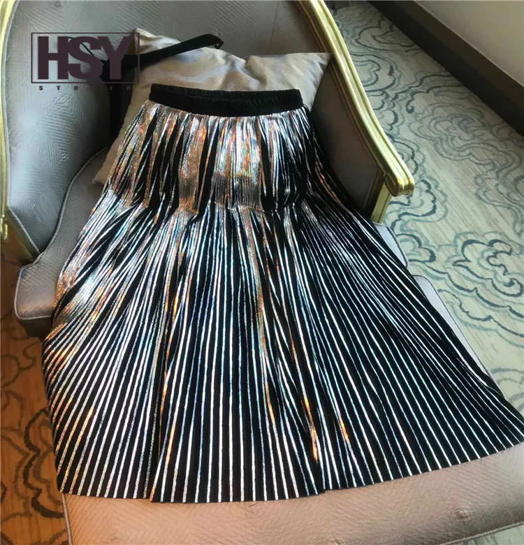 【HSY】2019 Осень Новая мода высокого качества для женщин ночной клуб стиль блёстки