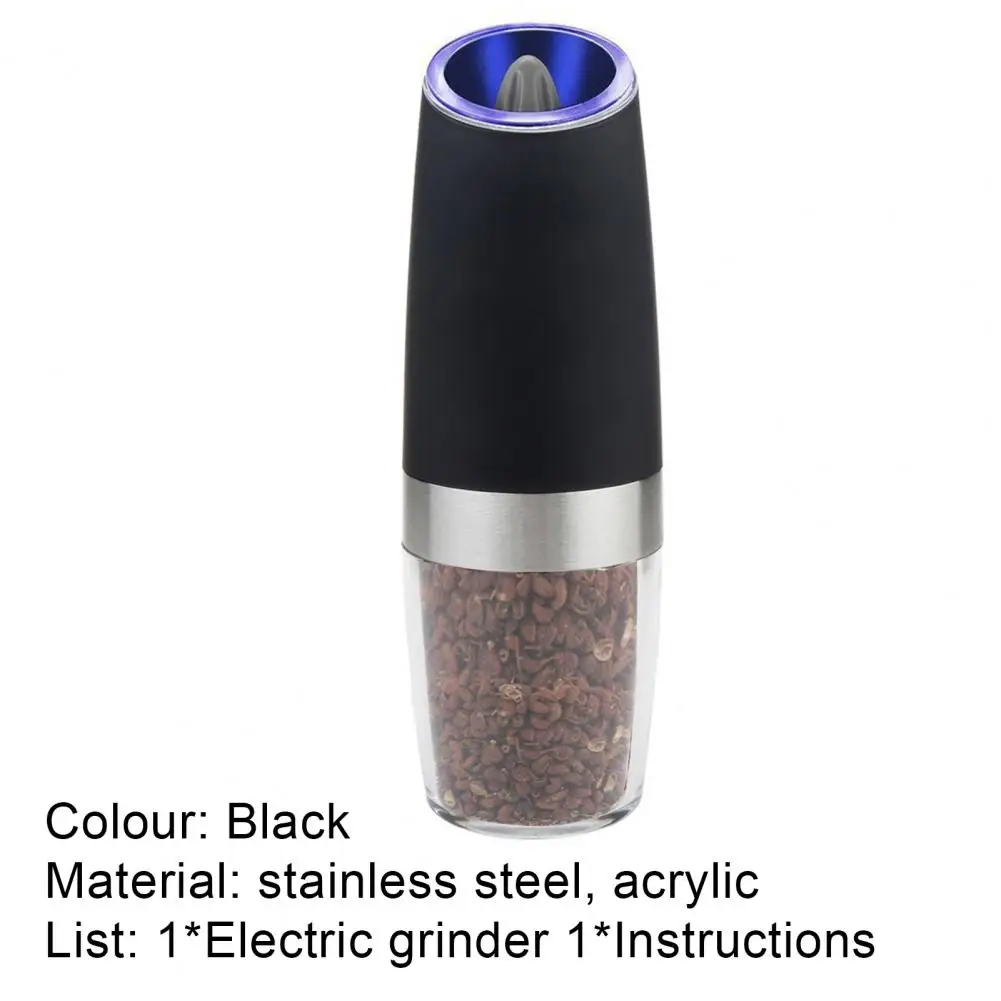 OPUX Battery Operated Salt and Pepper Grinder Set