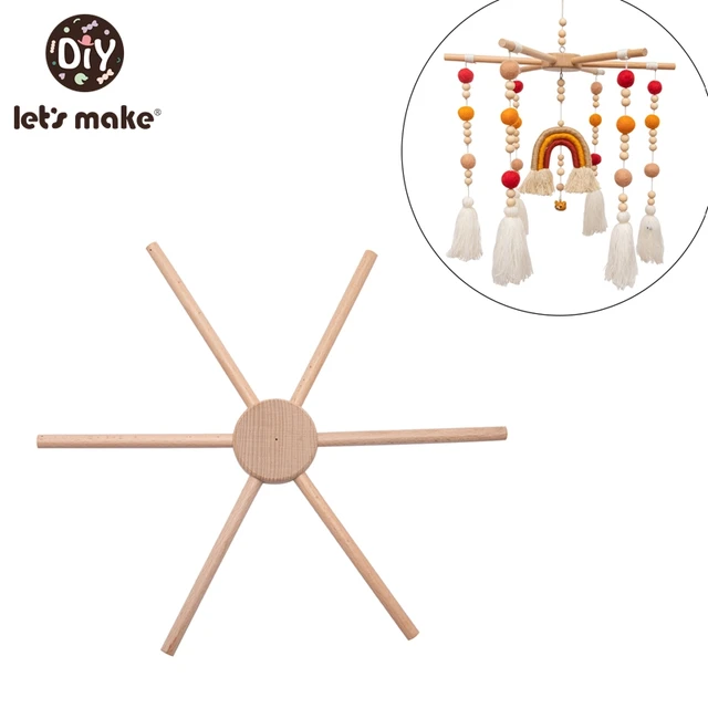 Let's Make Baby Toys 0 12 months Mobile On The Bed Toys For Babies Bed Bell Rattles On The Bed DIY Educational Toys For Infants 6