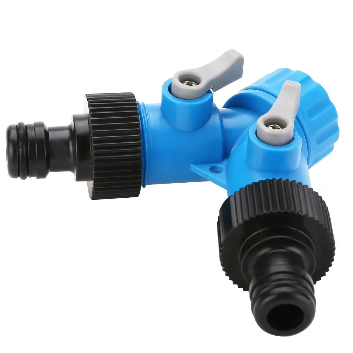 3/4 inch Two Way Tap Y Hose Pipe Garden Irrigation Splitter Tap Connector Fitting Adapter For Home Garden Irrigation Tool