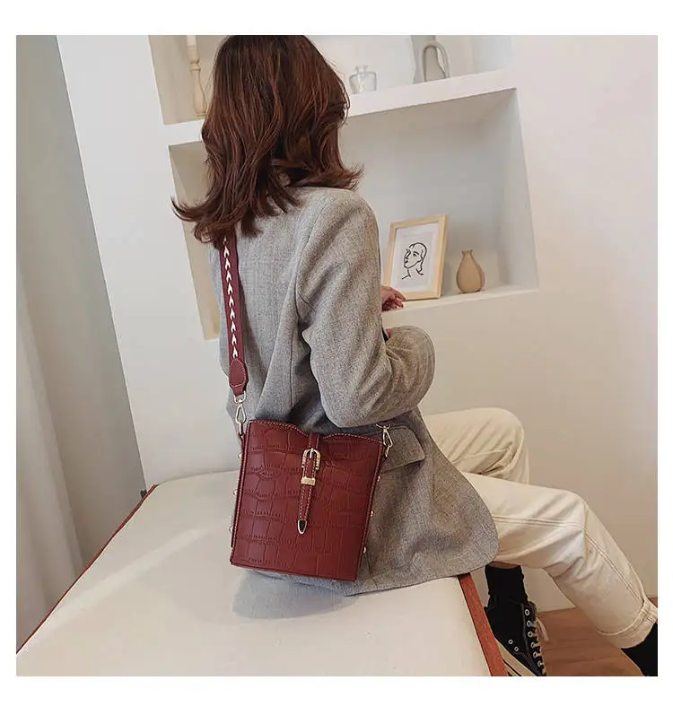 alligator bag bags women shoulder crossbod bag pu leather women's handbags (19)