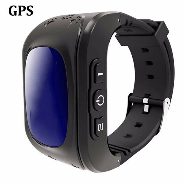 GPS Black Q50 Детские умные часы OLED анти-потеря gps+ LBS трекер SOS умный мониторинг позиционирования умные часы для детей для IOS и Android - Цвет: GPS Black