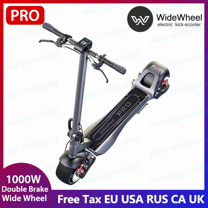 

2020 New WideWheel PRO Electric Skateboard 1000W Two Wheel Kickscooter Dual Motor Disc Brake Hoverboard Mercane Smart Wheel