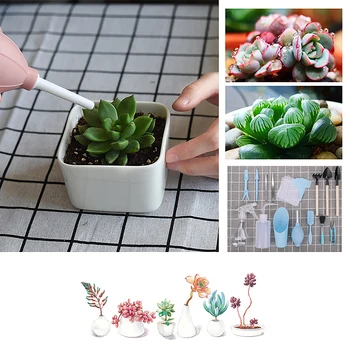 

16Pcs Succulent Planting Tools Balcony Tool Home Multifunction Combo Small Gardening Tools Planting Bonsai Tools