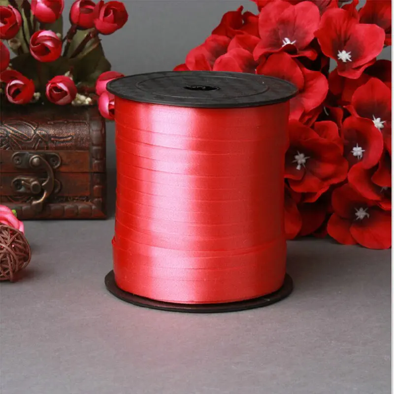 500 Yards Balloon Cable Ties Marriage Supplies PVC Plastic Tie Balloon Only Ribbon Plastic Ribbons 450 M Horizontal