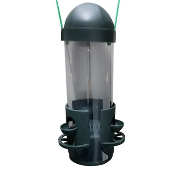 

Creative Craft Cage Wild Bird Metal Feeder Hanging Bird Feeders Viewing Window For Garden Yard Decoration Tools In Stock