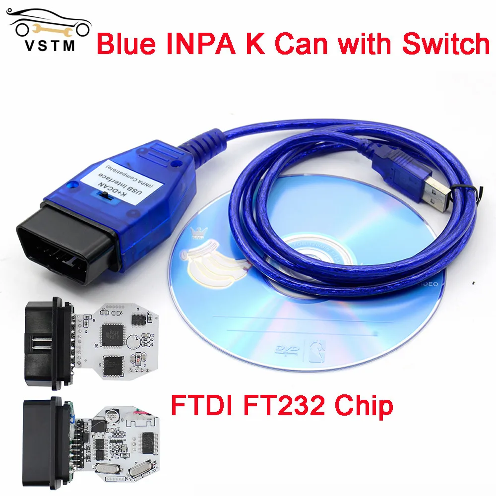 Адаптер USB OBD2 с функцией переключения интерфейса поддерживает K-Line-протоколы для