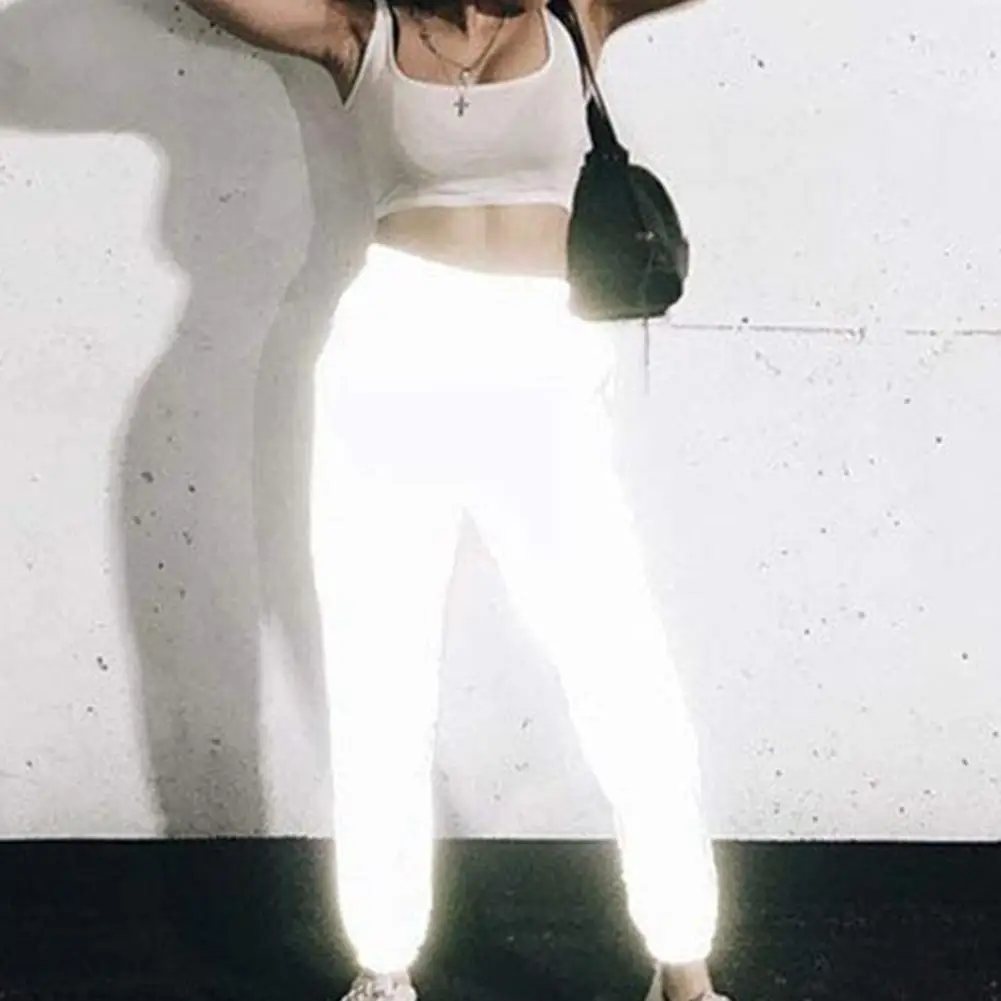 

штаны Women Pants Luminous Cargo Long Pants Autumn Stretch Trousers