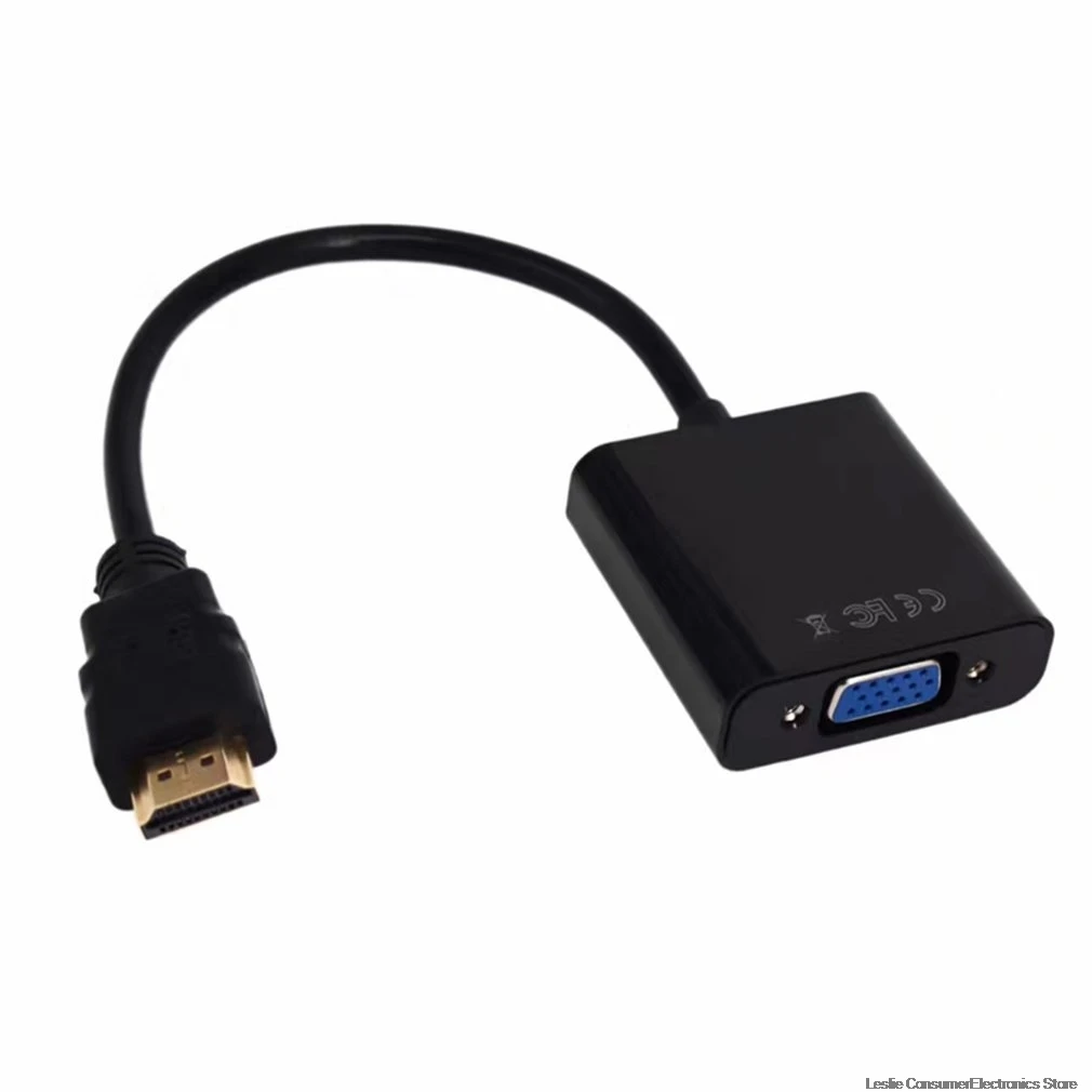 1080P адаптер hdmi-vga цифро-аналоговый конвертер кабель для Xbox PS4 ПК ноутбука ТВ коробка для проектора Displayer HD tv