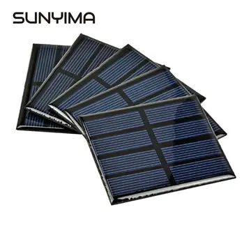 

SUNYIMA 5Pcs 2V 300MA 82x70MM DIY Solar Panels Flexible Solar Cells Solar Battery Energy Plate Solar Power Charging
