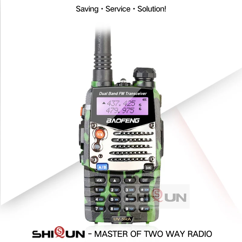 Camo Рация Baofeng UV-5RA портативная CB радио UV5RA Dual 136-174 MHz& 400-520 MHz UV 5RA для дома, отеля, коммерческого использования - Цвет: Camo
