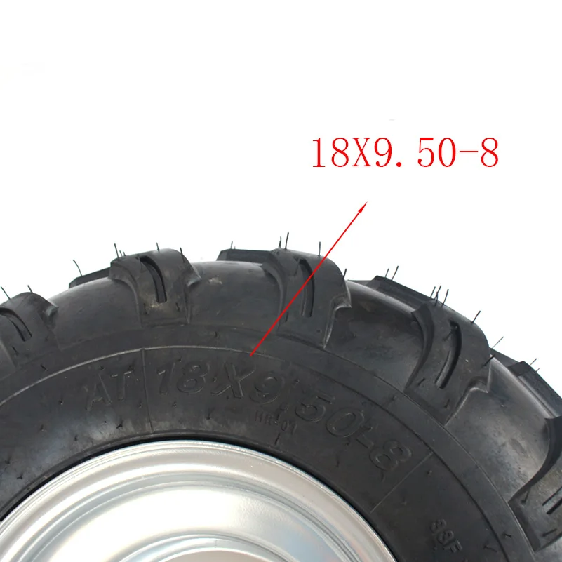 2 шт. 18X9. 50-8 шины с ободом подходят для ATV багги Quad газонокосилка садовый трактор 150cc 200cc 250cc 300cc переднее заднее колесо