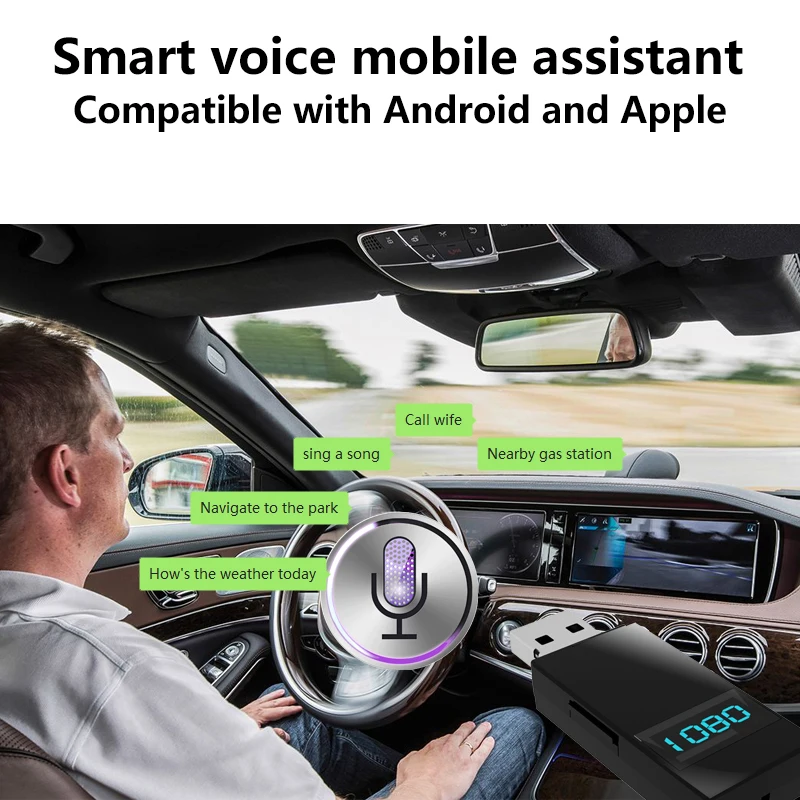 Bluetooth 5 0 Receiver USB Wireless Transmitter Audio Music Adapter for Car PC Headphones with Remote Control