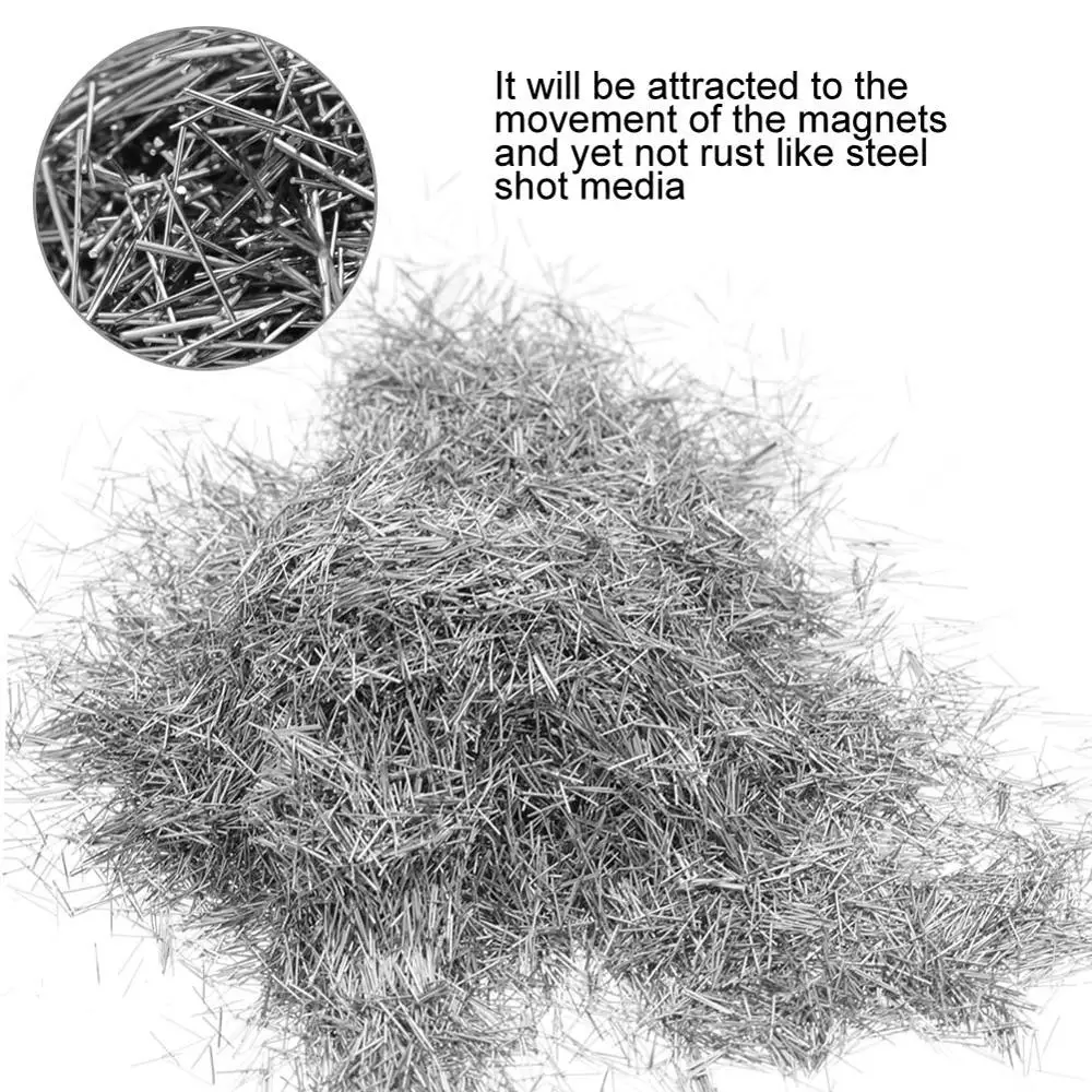 스테인레스 스틸 마그네틱 연마 핀, 미니 핀, 쥬얼리 연마 바늘, 미디어 텀블러 액세서리, 직경 0.2-0.5mm, 100g