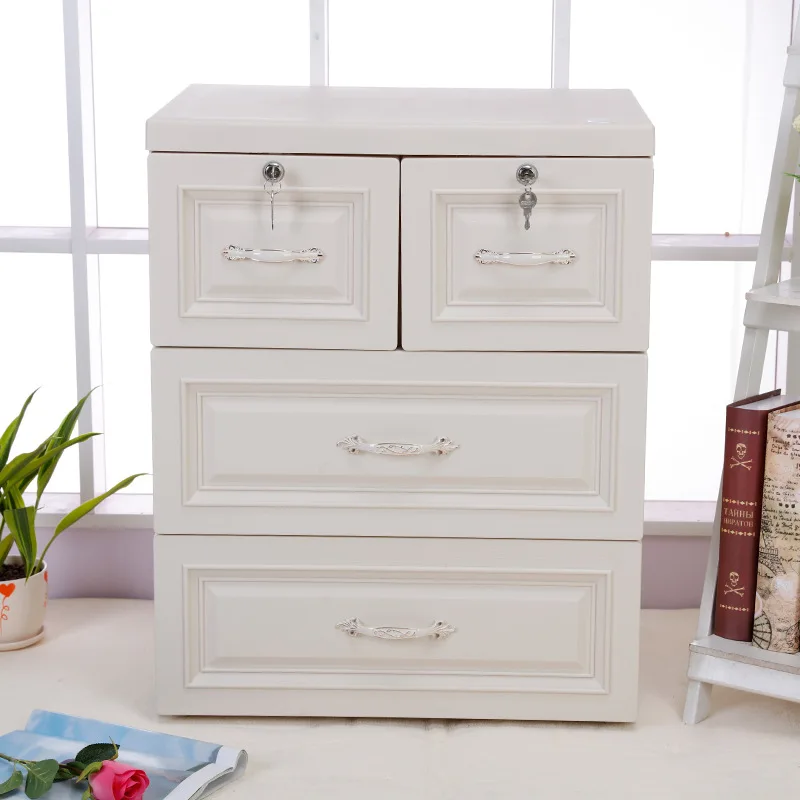 

Thick Single Layer Simple Drawer-type Free Cabinet Plastic Storage Box Drawer Cabinet Storage Box Manufacturers Direct Selling