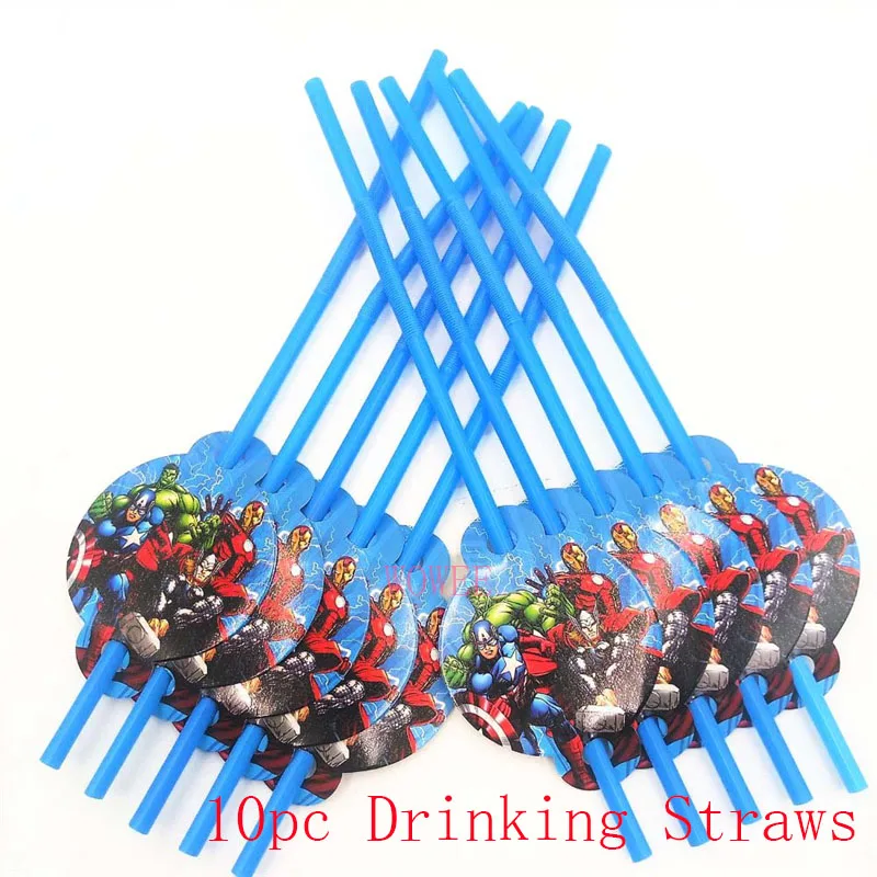 10Pcs The Avengers Party Supplie Birthday Party Decoration Superhero Hulk Ironman Disposable Paper Cup For Baby Shower Favor
