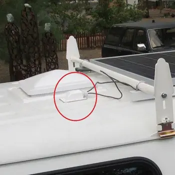 

Hot 2019 ABS Solar RV Yacht Stand Roof Duct Cable Entry Round Junction Box White