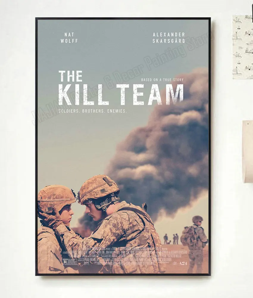 Np091 The Kill Team Movie 1 Classic Film Fashion Trend Beautiful Home Art Decor Silk Poster Wall Sticker Deco Gift