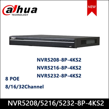 

Dahua POE NVR NVR5208-8P-4KS2 NVR5216-8P-4KS2 NVR5232-8P-4KS2 8/16/32Channel 1U 8PoE 4K&H.265 Pro Network Video Recorder (V2.00)