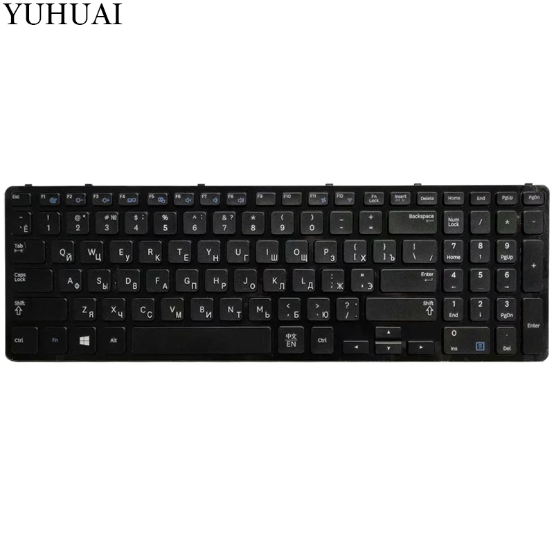  FOR SAMSUNG NP350E7C NP355E7C NP365E5C NP350E7C NP365E5C Russian RU Laptop Keyboard Black