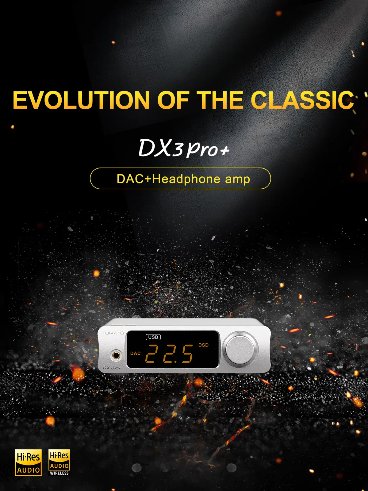 驚きの安さ TOPPING TOPPING DX3 DX3 Pro+ Pro DAC ES9038Q2M Bluetooth ES9038Q2M  5.0 即発送可能】 DSD512 LDAC オーディオ オーディオデコーダー DSD512 DAC AM