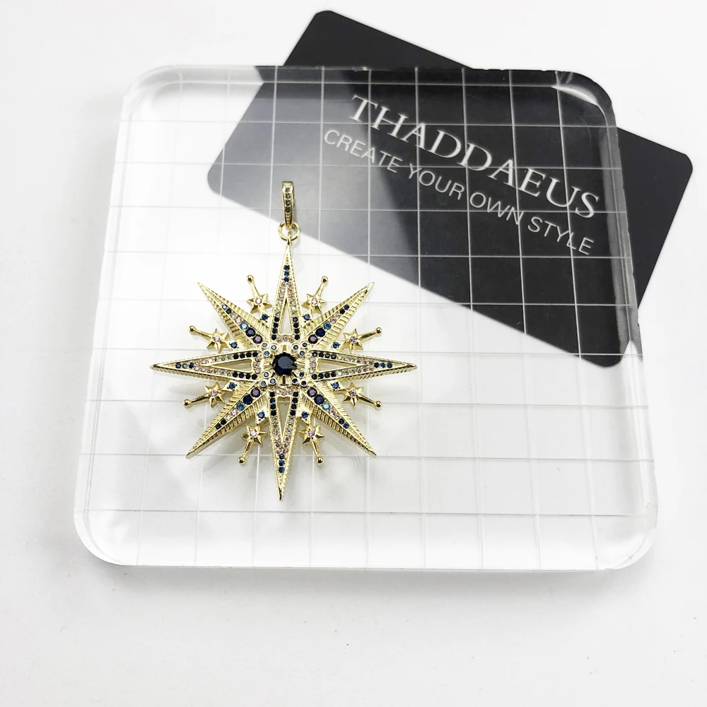 Pendants Royalty Star Golden,2020 Spring Jewelry Vintage 925 Sterling Silver Accessorie Preciously Handcrafted Gift For Women