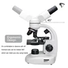 40X-1600X Binocular Biological Microscope with 360 degree Rotatable Head Optical Illuminated Microscope for Student Experiment ► Photo 2/6