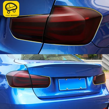 

CARMANGO Car Accessories Rear Light Smoke Black Film Cover Sticker DIY Exterior Decoration for BMW 1 3 5 7 Series X1 X3 X4 X5 X6