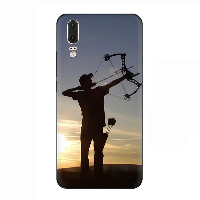 B6 EWAU Охотник Собака Охота силиконовый телефон чехол для Huawei P8 P9 P10 P20 P30 Lite Mini Pro P Smart Z Plus - Цвет: B6
