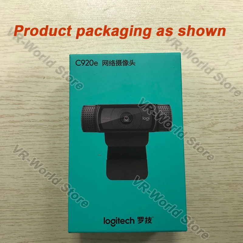 Logitech C920E HD 1080P Webcam Messa A Fuoco Automatica Fotocamera Full HD 1080P Video Chiamata con