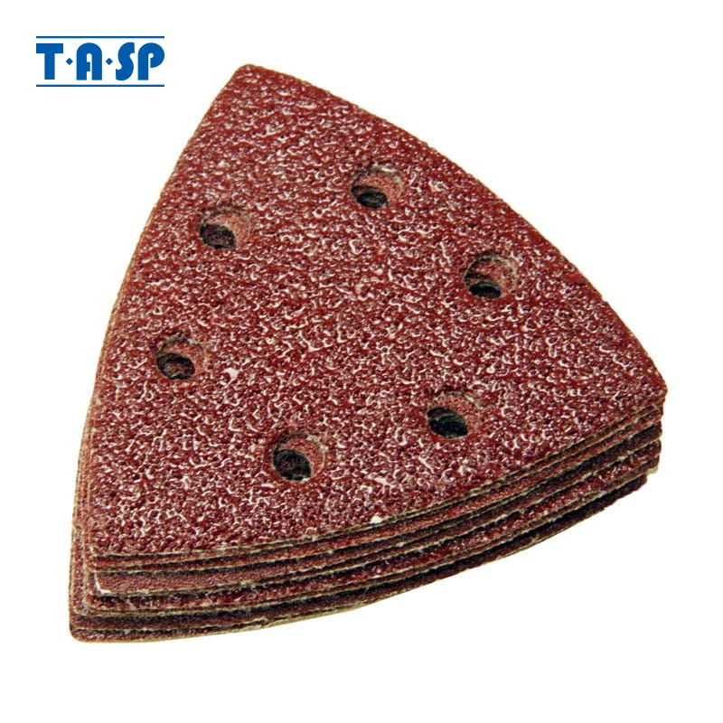 TASP 100 шт 93 мм Крюк & Петля шлифование наждачной бумагой для Delta Sander Grits 60 80 120 | Абразивные инструменты -32216364921