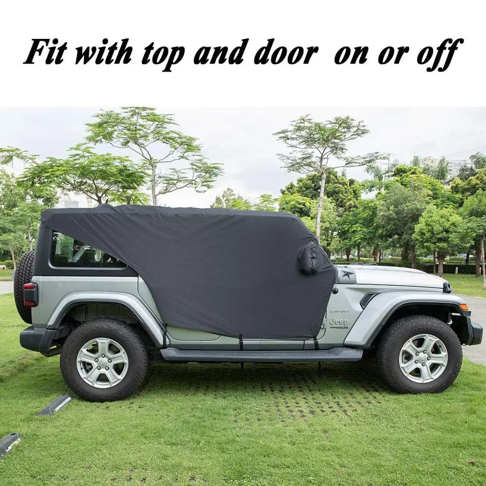 Водостойкая крышка кабины Royalo для Jeep Wrangler JL 330D Oxford(черный