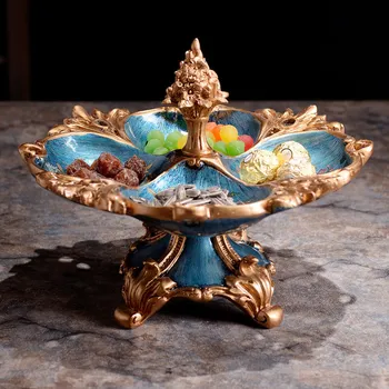 

EUROPEAN LUXURY RESIN DRIED FRUIT PLATE CANDY SNACK PLATE ACCESSORIES HOME LIVINGROOM HOTEL TABLE FURNISHINGS DECORATION CRAFTS