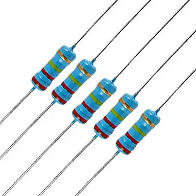 20x1/2 W ватт 220K Ом 220KR резистор из углеродистой пленки 0,5 W