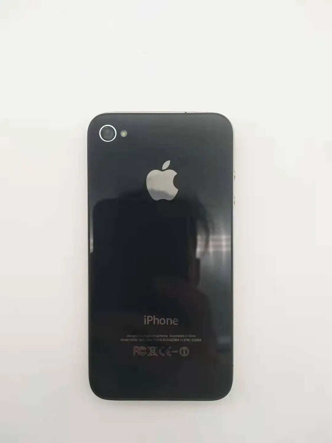 Разблокированный apple iPhone 4 Телефон 8 Гб rom двухъядерный 3,5 дюймов GSM WCDMA 3g wifi gps 5MP камера используется мобильный телефон apple - Цвет: Черный