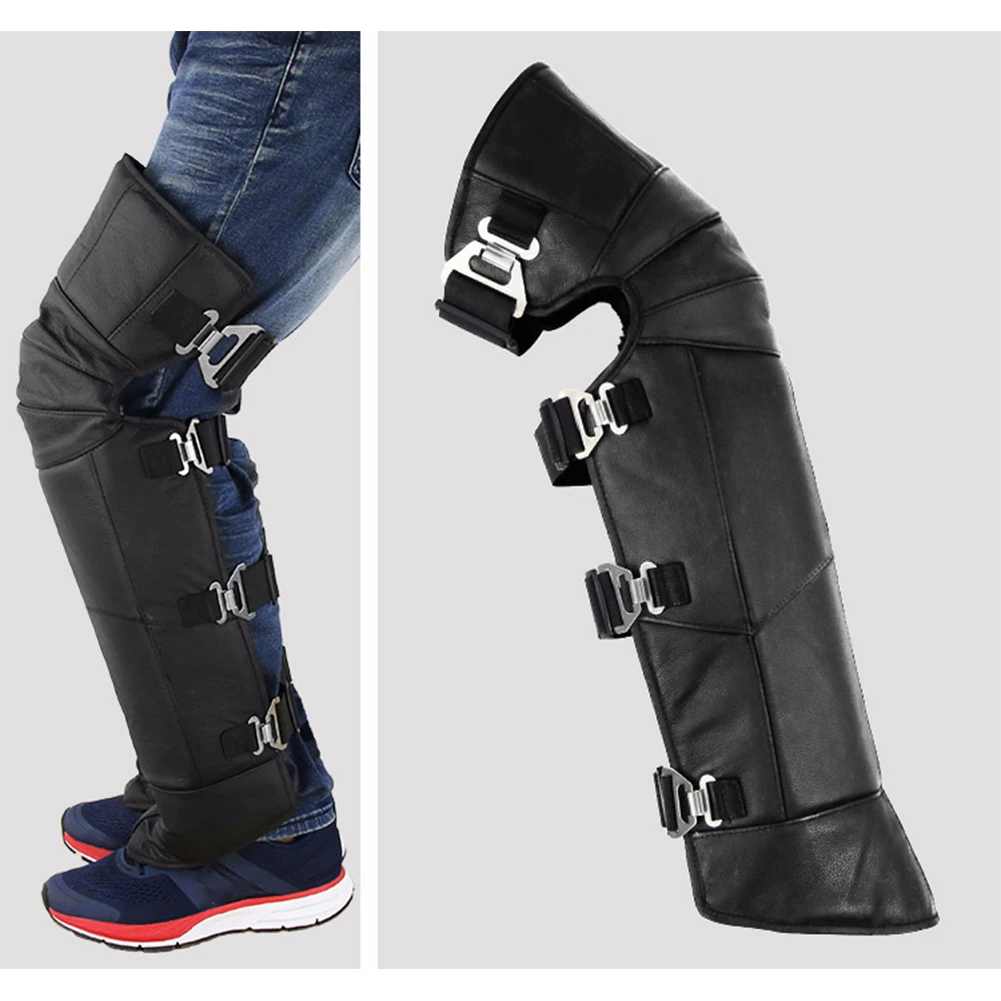 Motorcycle Knee Pads, PU Leather Windproof Leggings Knee Pads, Windproof Warm Motorcycle Electric Car Warm Thick Care Car Store
