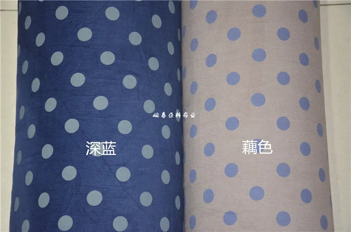 Мягкий Тонкий Высококачественный вельвет с принтом в горошек цена за 1 метр 148 см в ширину