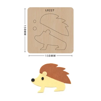 

Scrapbooking cutting die Wood dies DIY Animal hedgehog decoration die cut scrapbooking templat Suitable for big shot machines
