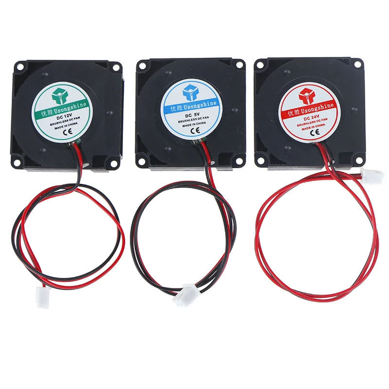 3D Printer Fan 5V 12V 24V 40*40*10mm 4010 Hydraulic Bearing Blow Radial Extruder Cooling Fan For Heatsink Cooler Cooling 2pin