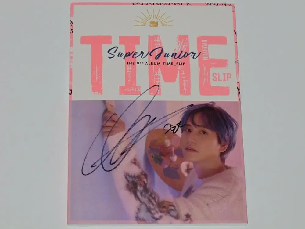 KyuHyun Супер Junior SJ с автографом 9th альбом Time Slip(10 обложек) K-POP 102019 - Цвет: KyuHyun