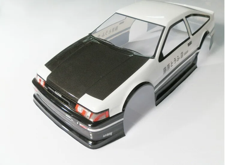 1:10, автомобильный корпус, начальный D AE86 ping pao che, масляный, электрический, только автомобильный корпус, 190 Размер, дрифт, автомобильный корпус