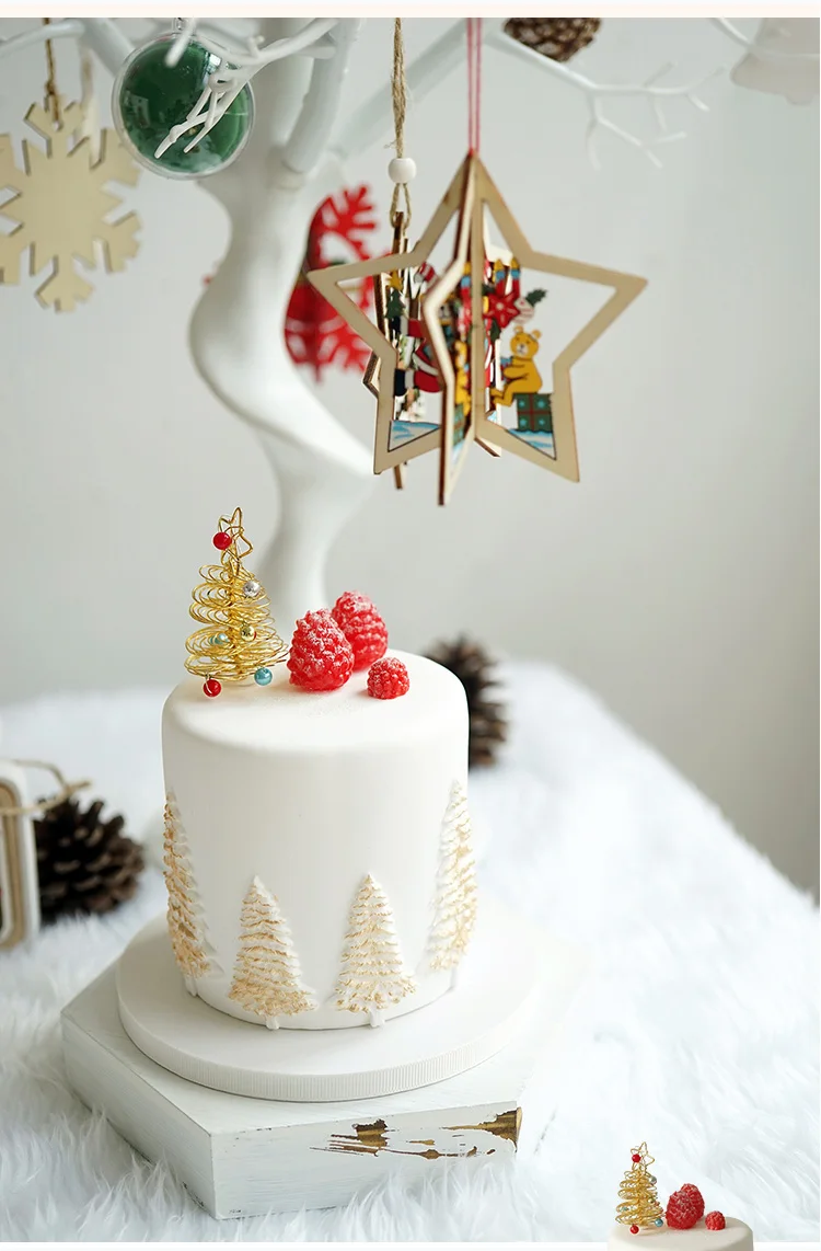 Рождественское украшение для дома поддельный торт имитационный хлеб украшения для рождественской вечеринки окно дисплей реквизит Navidad десерт Рождество