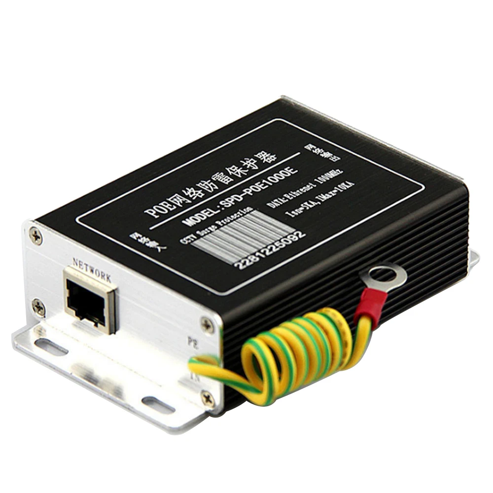 Сетевой коммутатор RJ45 и POE защита от перенапряжения устройство защиты грозоотвод